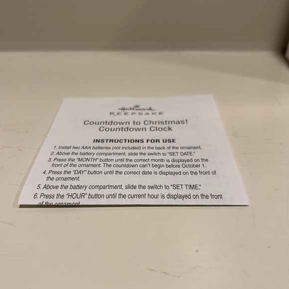 Hallmark “Countdown to Christmas” Ornament - Picture 14 of 14